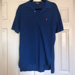 Men’s royal blue polo